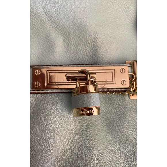 Steve Madden Sea Green Color Shoulder Purse EUC 2010s Summer beach - Picture 9 of 9